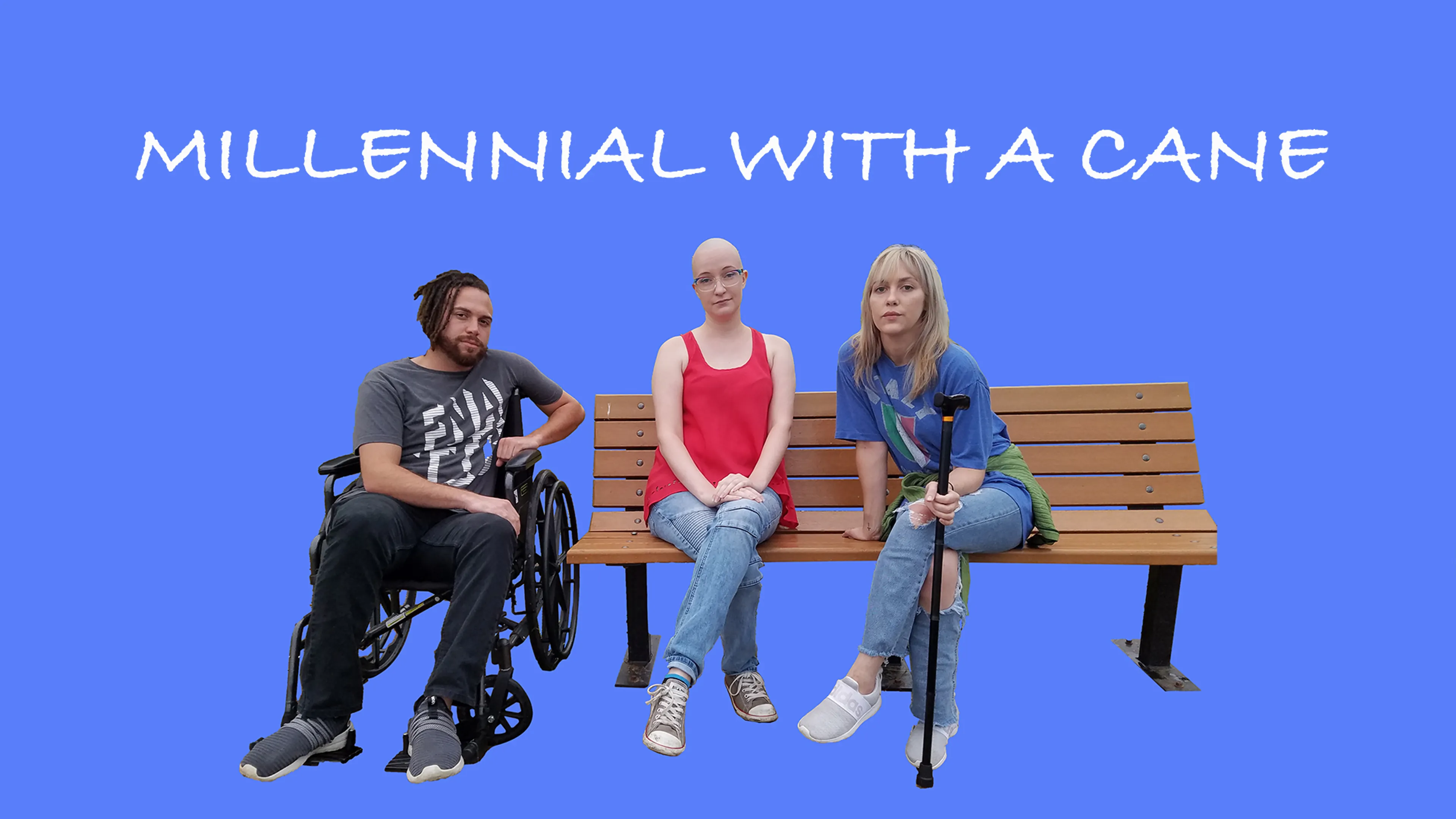 Millennial with a Cane poster